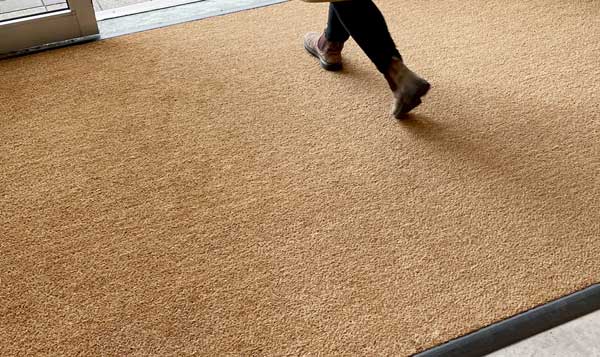 Stop the Coir-fusion! Natural Coir vs. Synthetic Coir: Which Mat Should You Choose? 1 Coir Mat Cut walkover action