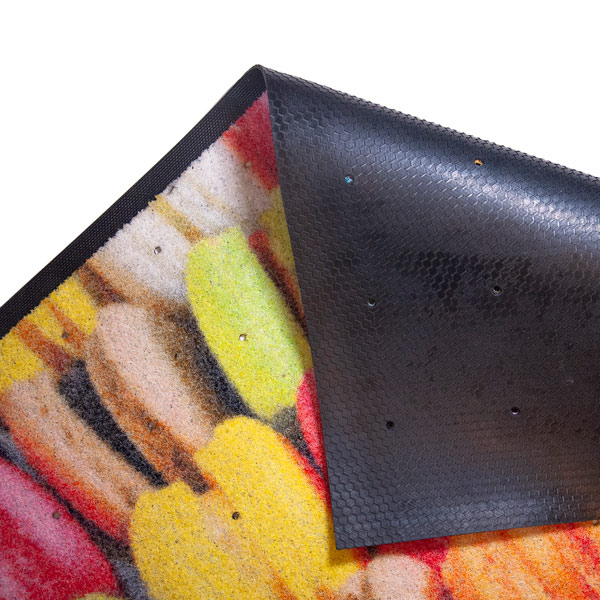 Kaleidoscope All Weather Logo Mats 2 Kaleidoscope All Weather Logo Mat Drainage Holes
