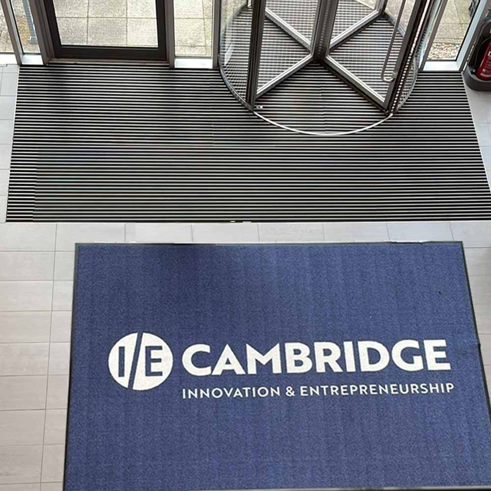 Kaleidoscope All Weather Logo Mats 1 Kaleidoscope All Weather Logo Mat IE Cambridge