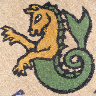 Coco Traditional Coir Logo Mats 2 Coco Coir Logo Mat Detail