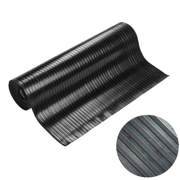 Rubber Mats Complete Guide 2024 6 Wide Rib Rubber Roll Matting Main