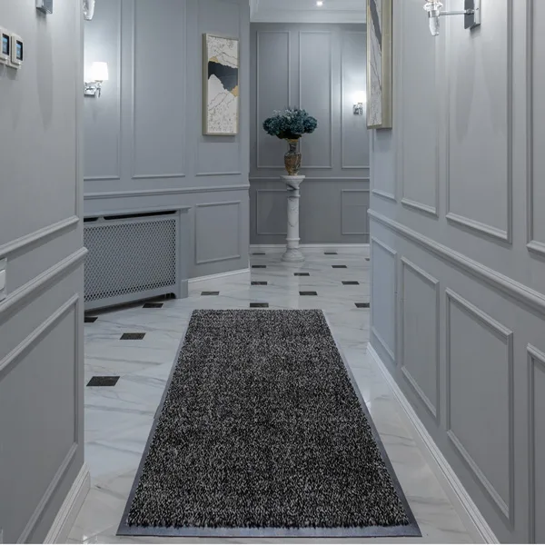 Absorb Microfibre Heavy Duty Mat Runners Stone Grey