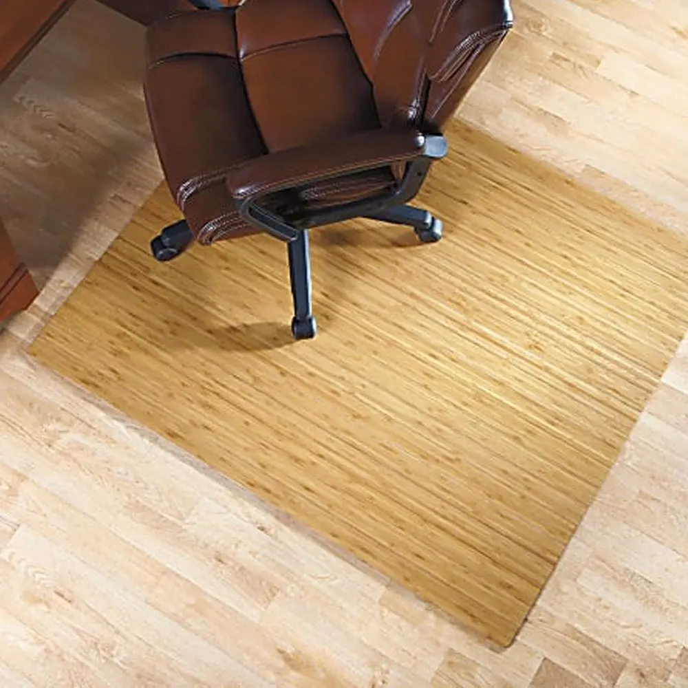 Enhance Your Workspace with Stylish Chair Mats: Introducing Shades Custom Chair Mats 3 Bamboo Stylish Chair Mats