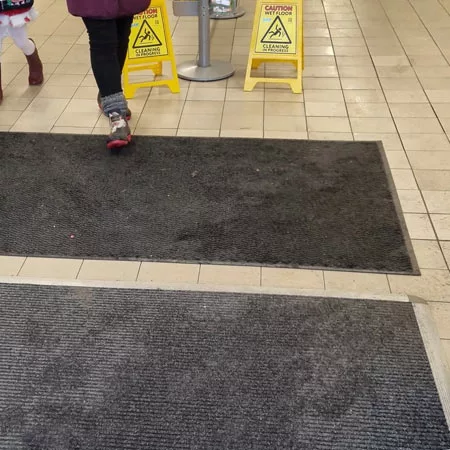 Top 10 Benefits of Anti-Slip Mats You Never Knew Before 2 Entrance Mats with Wet Floor Signs