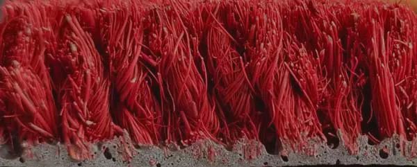 Premium Coir Roll Matting - Red 2 Premium Coir Roll Colours Red Side Profile