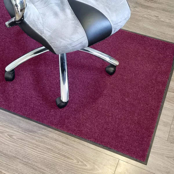 Enhance Your Workspace with Stylish Chair Mats: Introducing Shades Custom Chair Mats 2 Shades Eco Stylish Chair Mats Burgundy