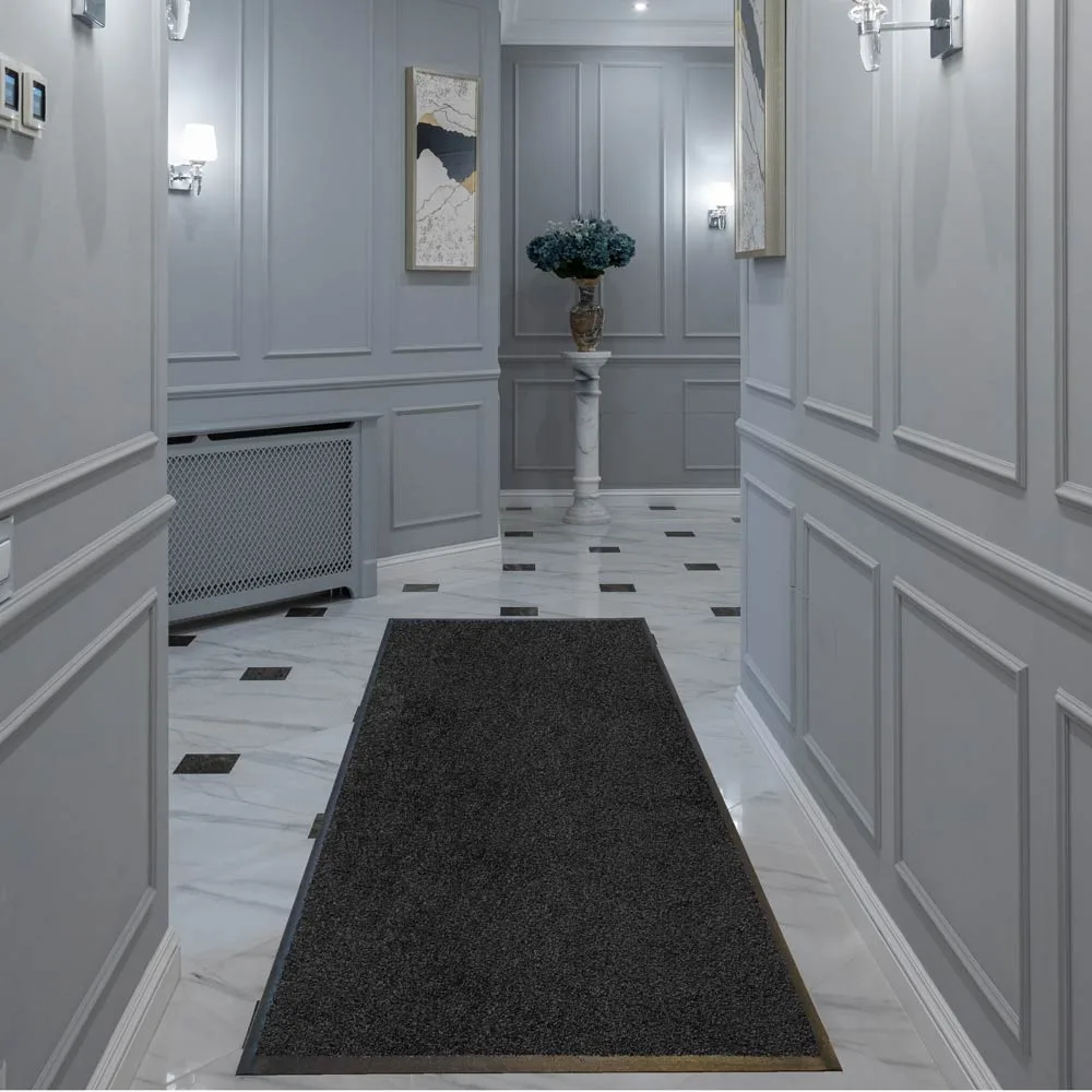 Indoor Mats Safety Tips 101: Choosing, Using, and Maintaining Indoor Mats 1 Shades Eco Heavy Duty Mat Runners Home Hallway Black